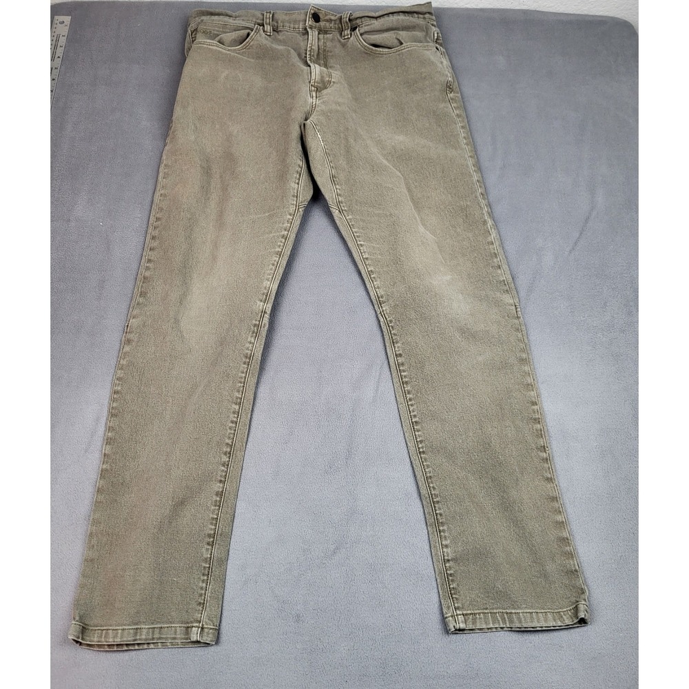Proof Rover Pants Mens 32 30 Brown‎ Green Huckberry Stretch Gusseted Crotch